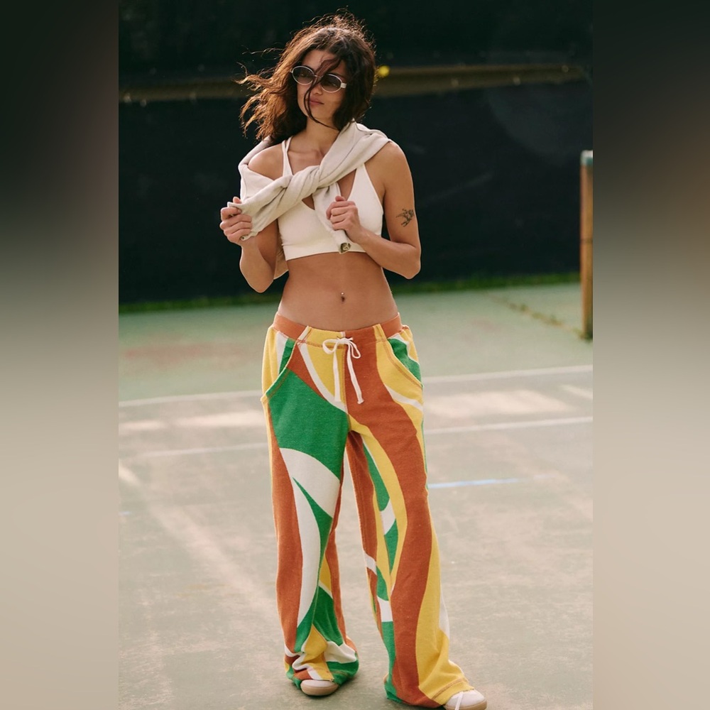 NWT FP Movement One Above Wide-Leg Pants - Picture 2 of 8